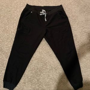 Figs Black Joggers